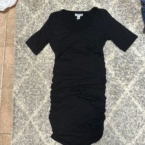 Motherhood Maternity Ruche Dress